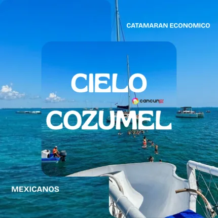 Cielo Cozumel en Catamarán Económico -MEXICANOS 🇲🇽